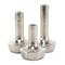 Silver Aluminum Candle Holder with Rounded Base Set
